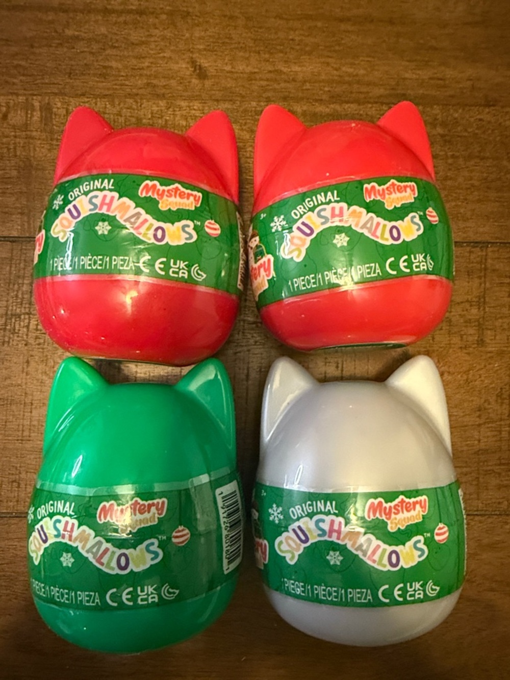 4 Squishmallows 5" Winter Mystery Capsule – New, Blind Bag, Collectible Plush